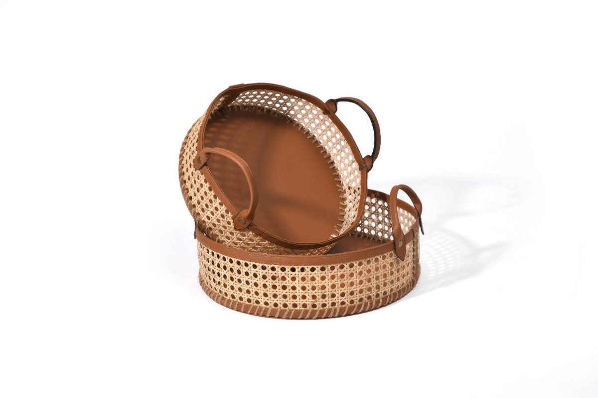 ROUND CANE BASKET